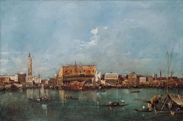 Francesco Guardi Venice from the Bacino di San Marco Spain oil painting art